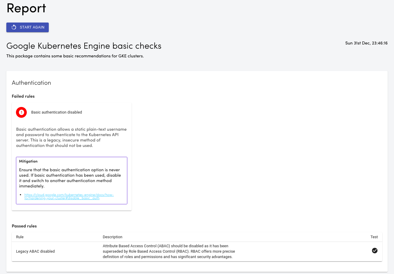 Visualizing the results