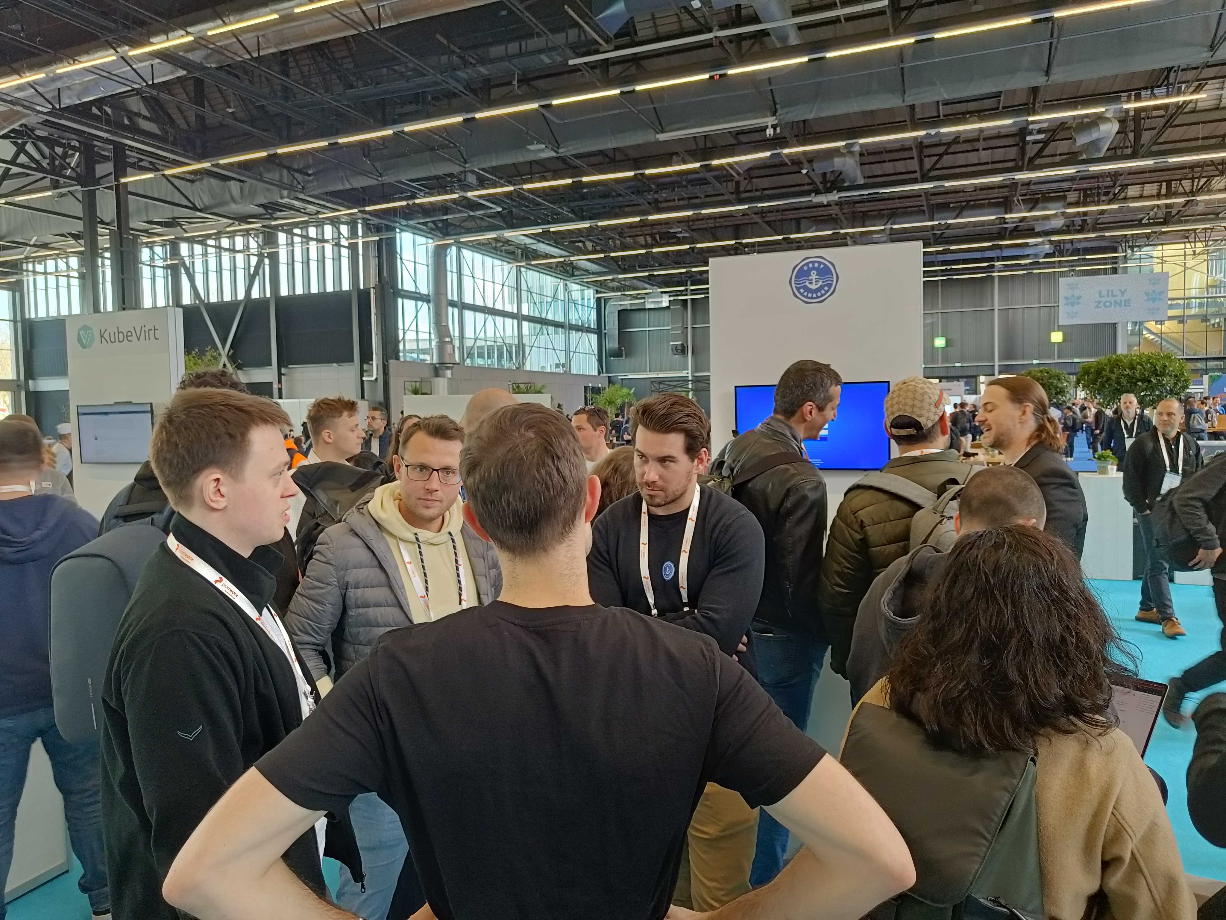 The cert-manager booth