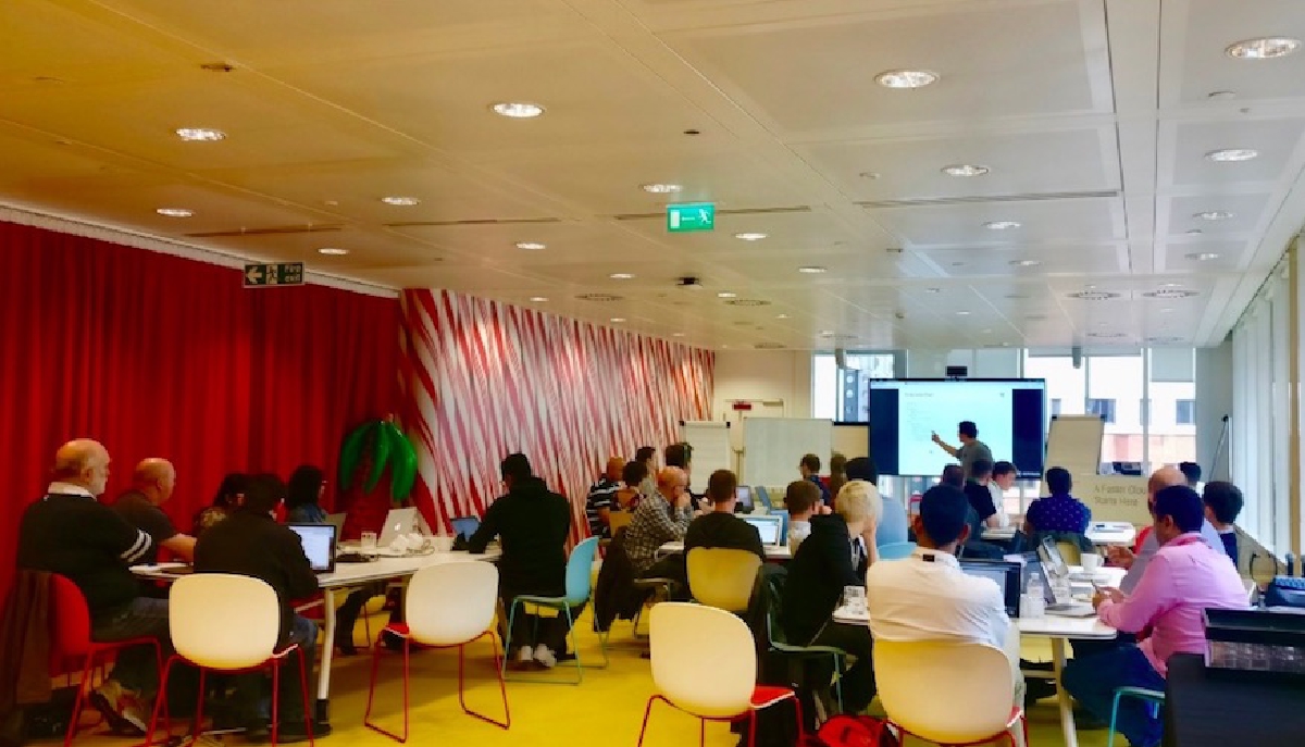 Janos at Google Academy, Victoria