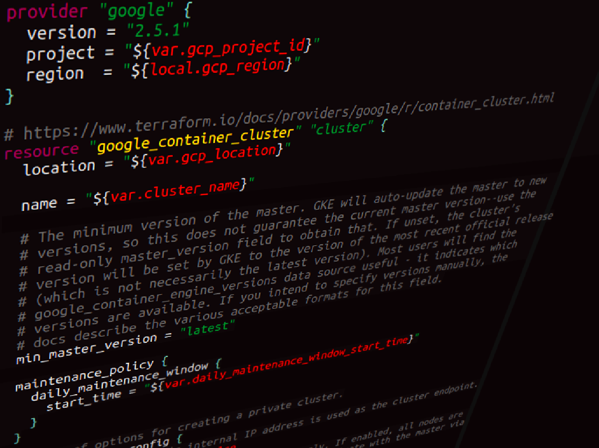 Code from the module